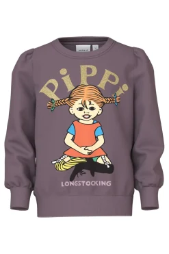 Outlet Nmfsovej Pippi Sweat Sky Børn Joggingsæt|Bluser & Skjorter