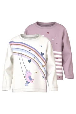 Børn Name It Bluser & Skjorter<Nmfvaliane Ls Nreg Top