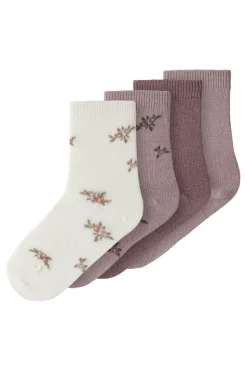 Børn Name It Strømper & Strømpebukser<Nmfwak Wo/Bl 4P Sock