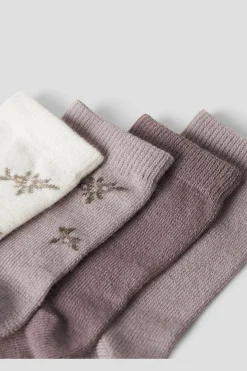 Børn Name It Strømper & Strømpebukser<Nmfwak Wo/Bl 4P Sock