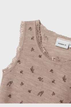 Børn Name It T-Shirts & Toppe<Nmfwang Wool Needle Tank Top