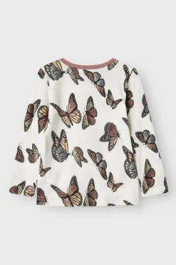New Nmfwillitus Wool Ls Top Børn T-Shirts & Toppe