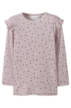 Børn Name It T-Shirts & Toppe<Nmfwomi Wo/Mo Ls Top