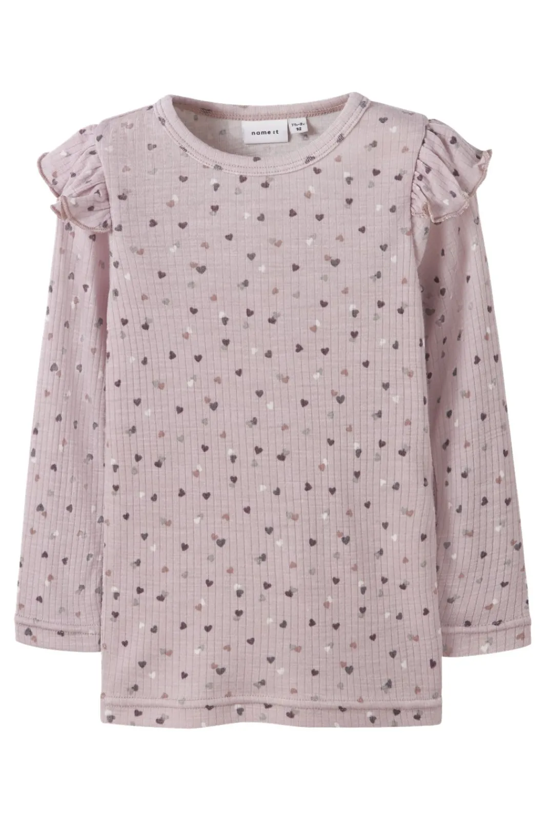 Børn Name It T-Shirts & Toppe<Nmfwomi Wo/Mo Ls Top