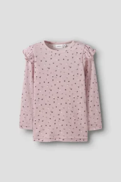 Børn Name It T-Shirts & Toppe<Nmfwomi Wo/Mo Ls Top