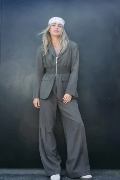 Noisy May Sæt 🛍️|Jakkesæt<Nmiris L/S Smock Fitted Blazer