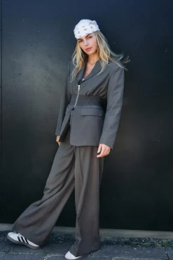 Noisy May Sæt 🛍️|Jakkesæt<Nmiris L/S Smock Fitted Blazer