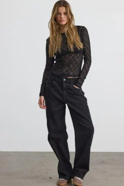 Discount Nmjudith L/S Lace Top T-Shirts & Toppe