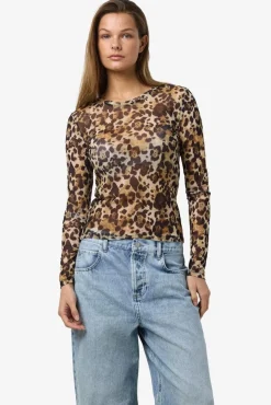 Noisy May Bluser & Skjorter<Nmjudith L/S Mesh Top Bg Fwd