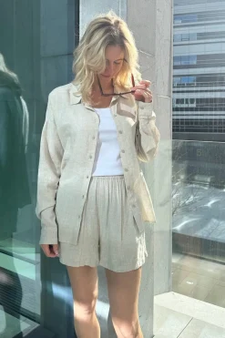 Noisy May Sæt 🛍️|Bluser & Skjorter<Nmleilani L/S Loose Shirt