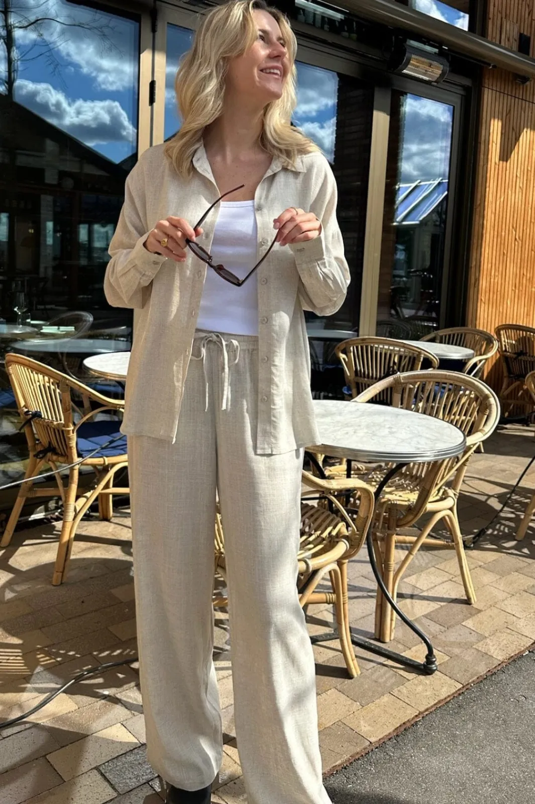 Hot Nmleilani Nw Loose Pants Sæt 🛍️|Bukser, Jeans & Leggings