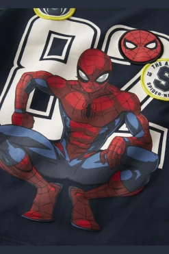 Børn Name It T-Shirts & Toppe<Nmmdeep Spider Ls Nreg Top Box Mar