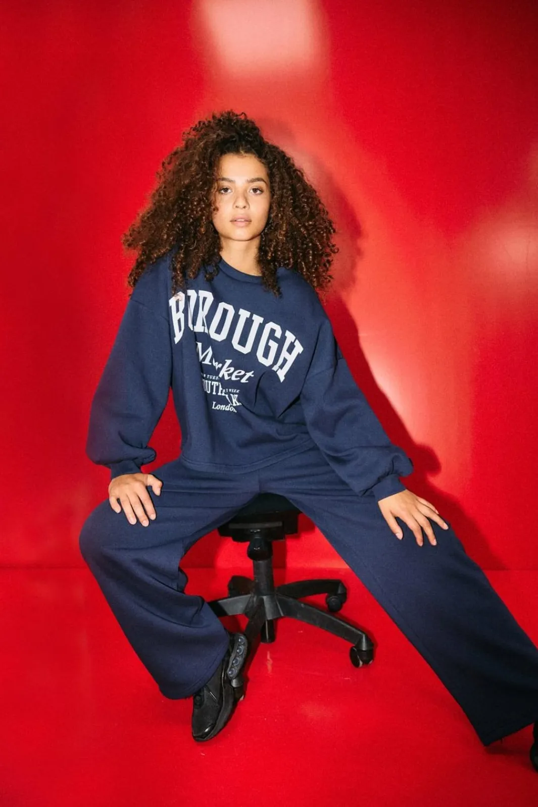 Outlet Nmmellie L/S Crew Neck Sweat Sweatsæt & Comfy Wear|Bluser & Skjorter