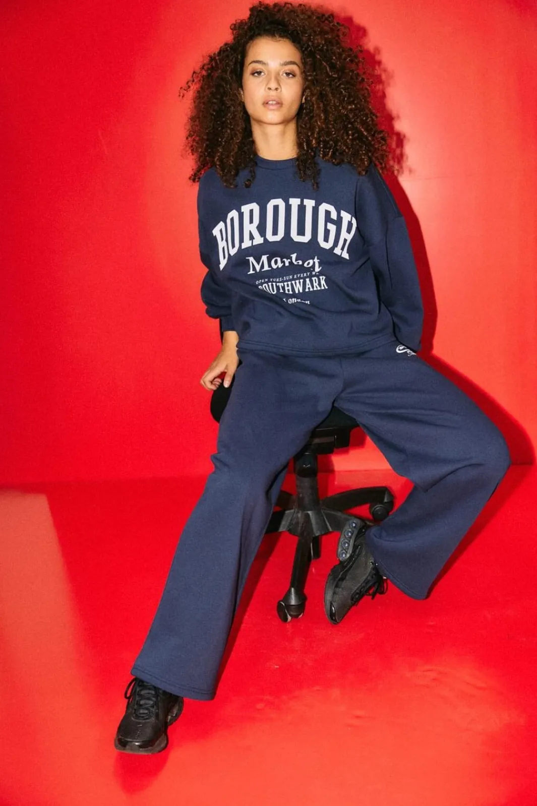 Outlet Nmmellie L/S Crew Neck Sweat Sweatsæt & Comfy Wear|Bluser & Skjorter