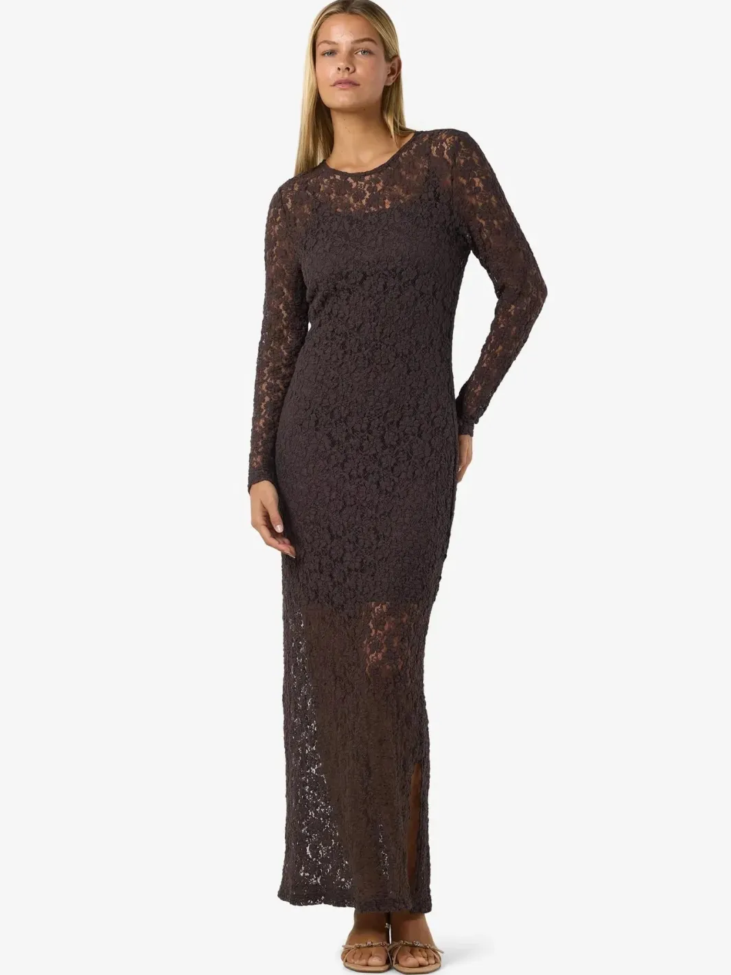 Best Nmmiriam L/S Maxi Lace Dress Kjoler