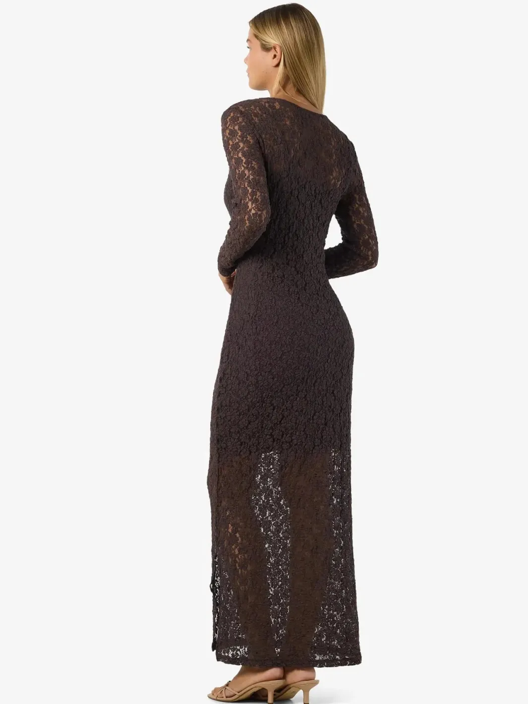 Best Nmmiriam L/S Maxi Lace Dress Kjoler