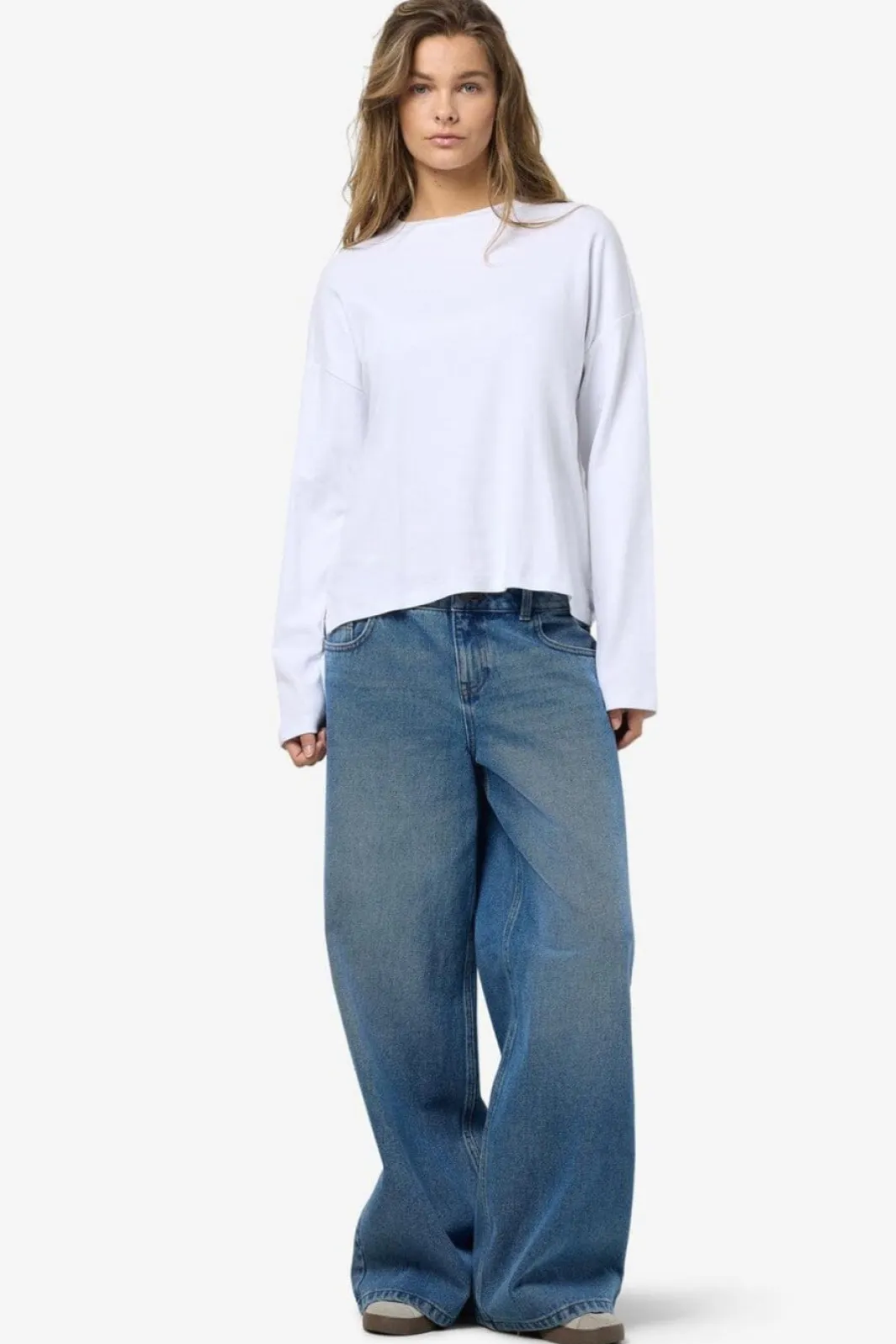 Clearance Nmmocca L/S Regular Fit Top Fwd Bluser & Skjorter