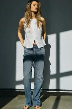 Noisy May Bukser, Jeans & Leggings<Nmmonica Straight Jean Az221Db