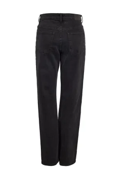 Online Nmmonica Straight Jean Black Bukser, Jeans & Leggings