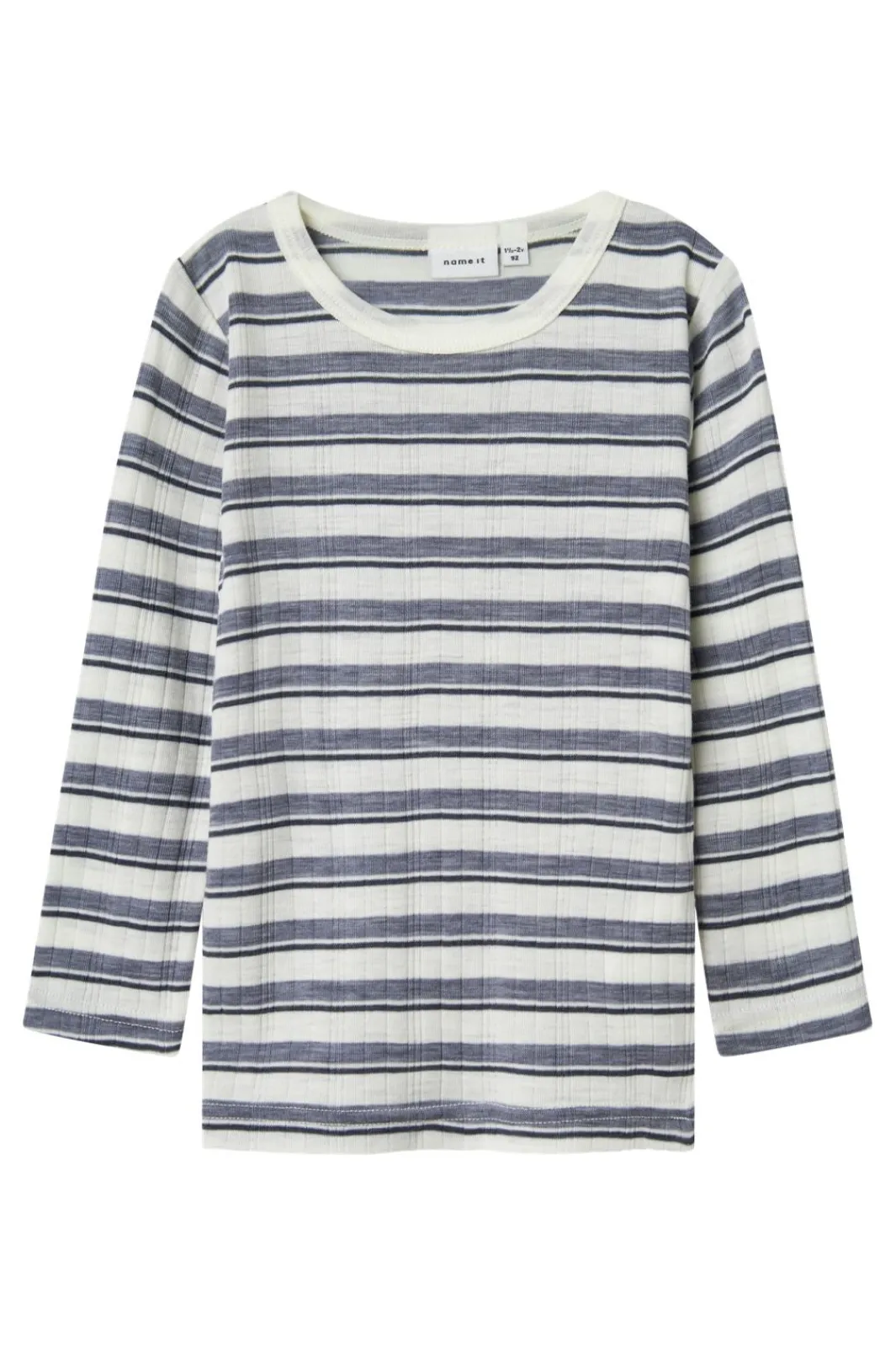Best Nmmwang Wool Needle Ls Top Børn T-Shirts & Toppe|Bluser & Skjorter