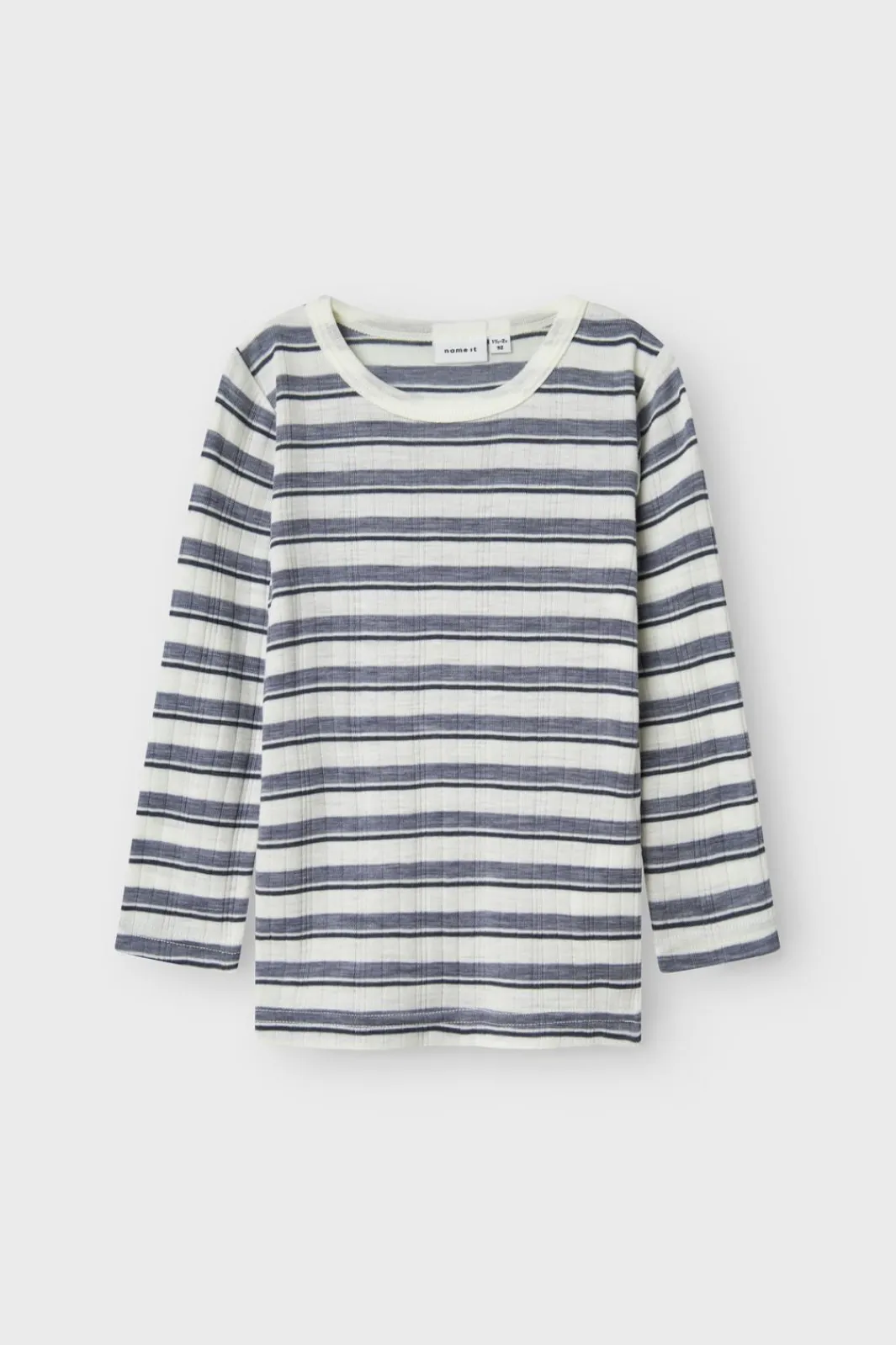 Best Nmmwang Wool Needle Ls Top Børn T-Shirts & Toppe|Bluser & Skjorter