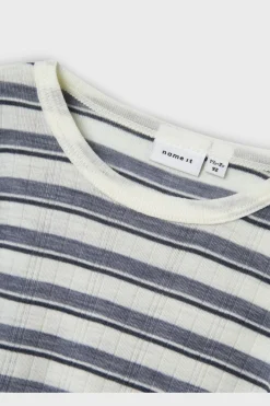 Best Nmmwang Wool Needle Ls Top Børn T-Shirts & Toppe|Bluser & Skjorter