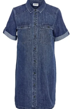 Sale Nmnew Signe S/S Denim Dress Vi002Mb Kjoler|Ammevenligt Tøj