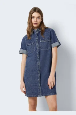 Sale Nmnew Signe S/S Denim Dress Vi002Mb Kjoler|Ammevenligt Tøj