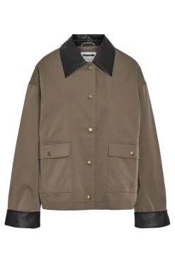 Noisy May Overtøj & Jakker<Nmnora Pu Collar Jacket Dd
