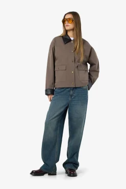 Noisy May Overtøj & Jakker<Nmnora Pu Collar Jacket Dd