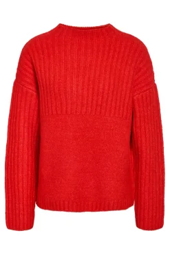 Sale Nmnyla L/S Loose High Neck Knit Fwd Dd Strik|Bluser & Skjorter