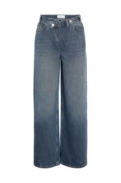 New Nmsabine Nw X Over Wide Jeans Fo090Mb Bukser, Jeans & Leggings