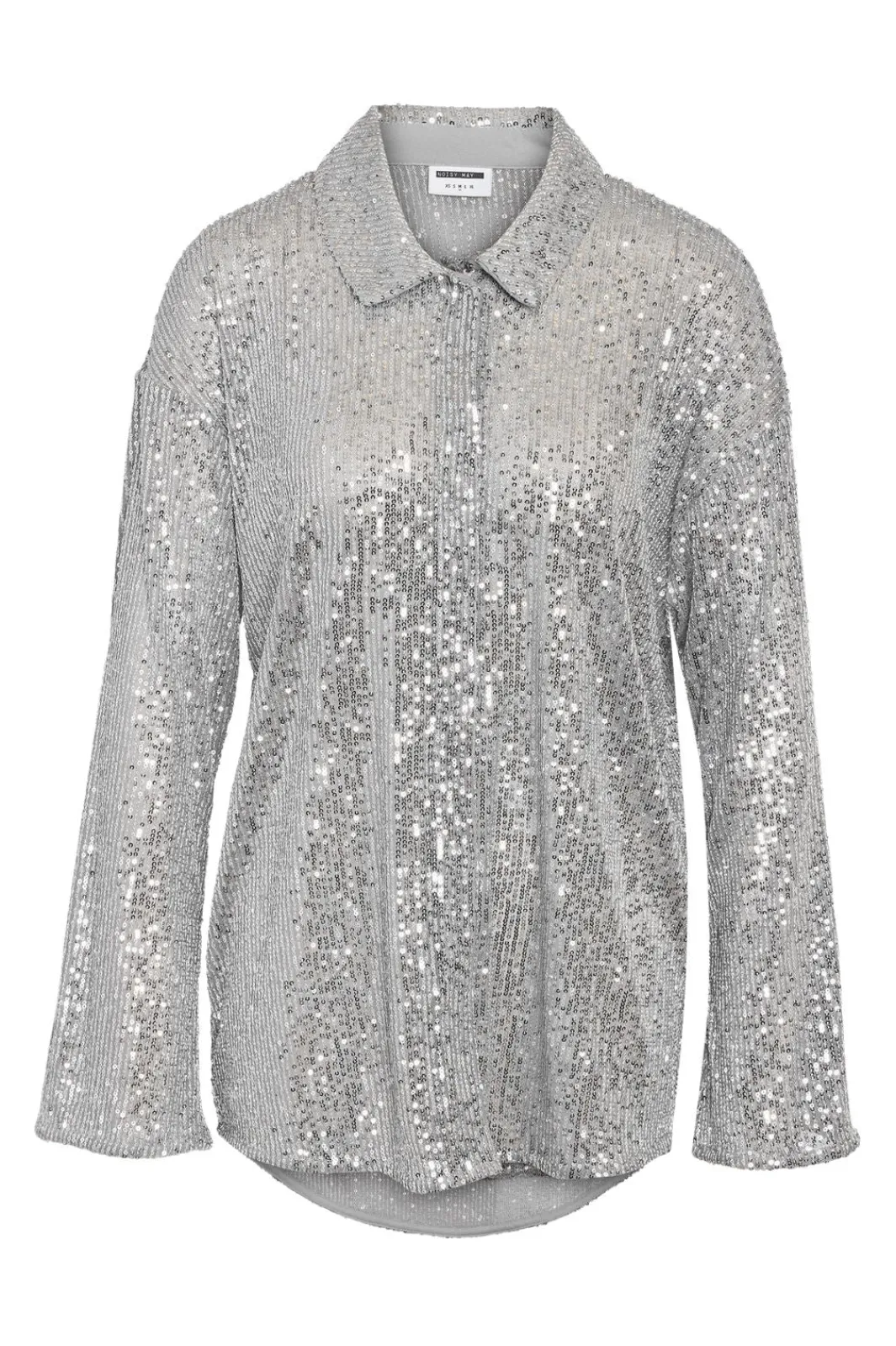 Noisy May Sæt 🛍️|Bluser & Skjorter<Nmscarlet L/S Sequin Shirt