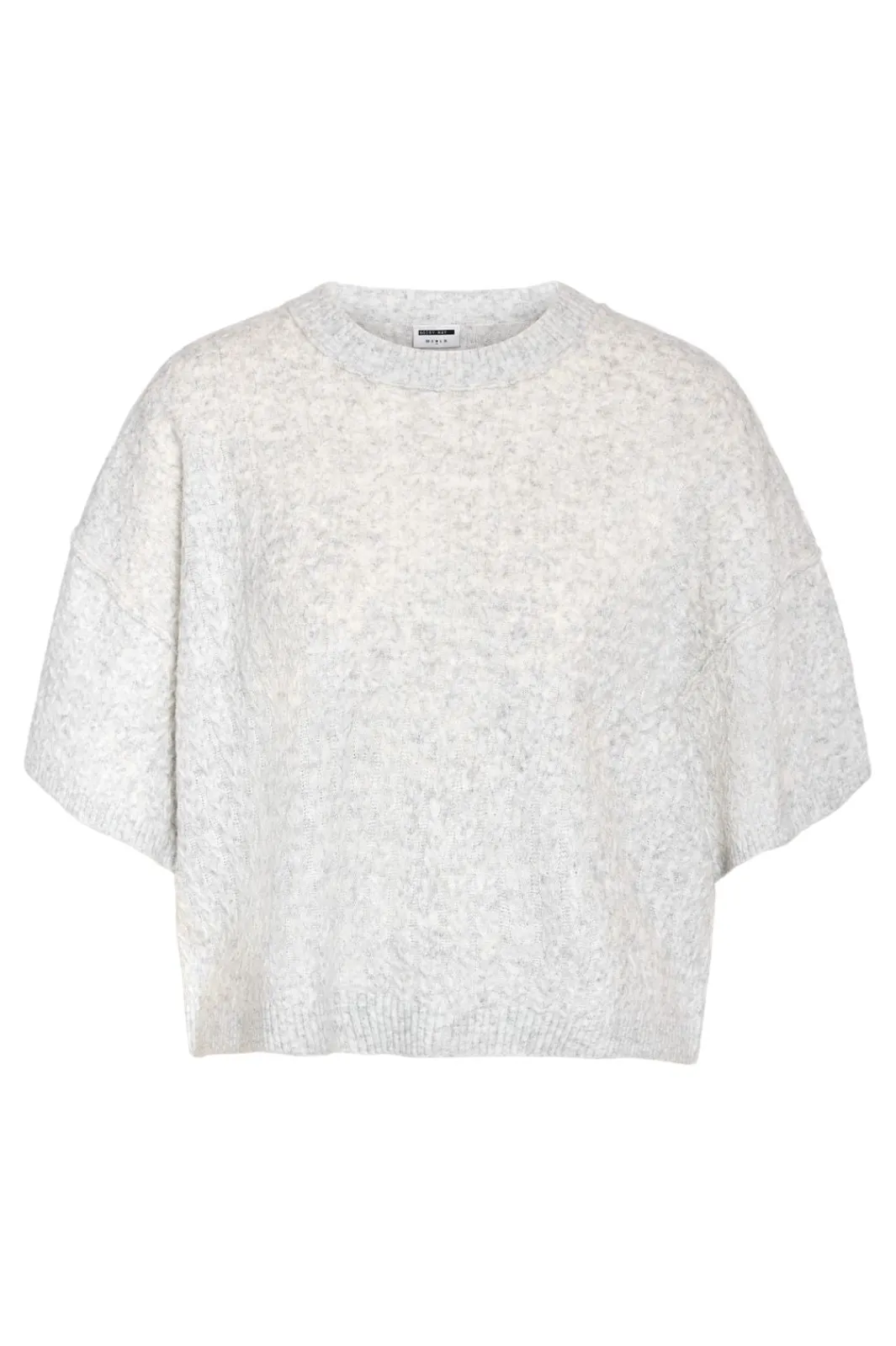 Nmsmilla S/S Cable Knit Top T-Shirts & Toppe