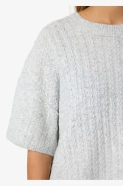 Nmsmilla S/S Cable Knit Top T-Shirts & Toppe