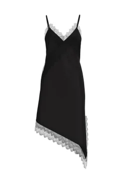 Hot Nmsofie S/L Satin Lace Dress Kjoler