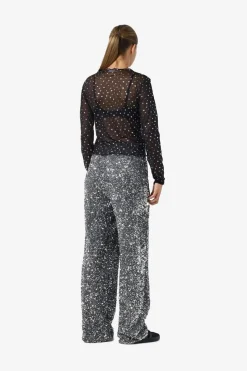 Noisy May Bluser & Skjorter<Nmstar Foil L/S High Neck Mesh Fwd