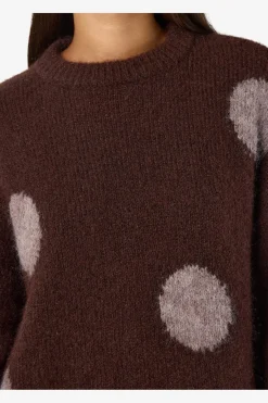 Discount Nmsutton L/S Polka Dot Oversize Knit Fwd Strik|Bluser & Skjorter
