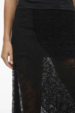 Noisy May Nederdele<Nmtrudy Asymetric Lace Skirt