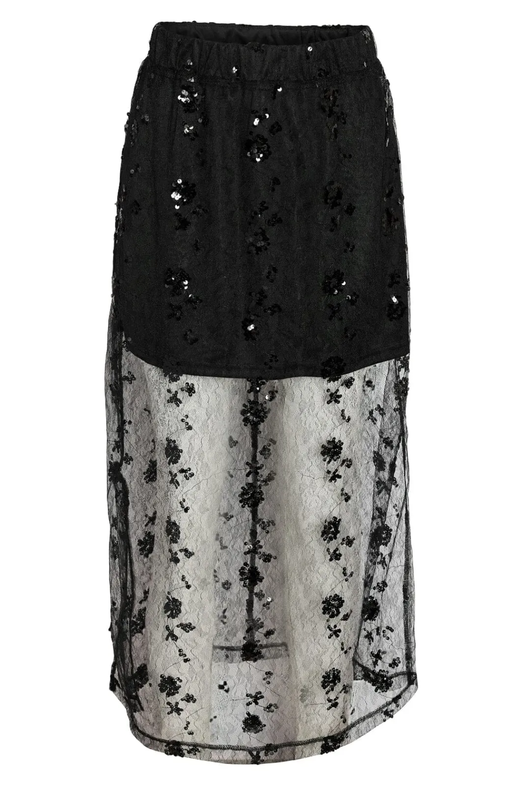 Noisy May Nederdele<Nmzigga N/W Mesh Sequin Midi Skirt