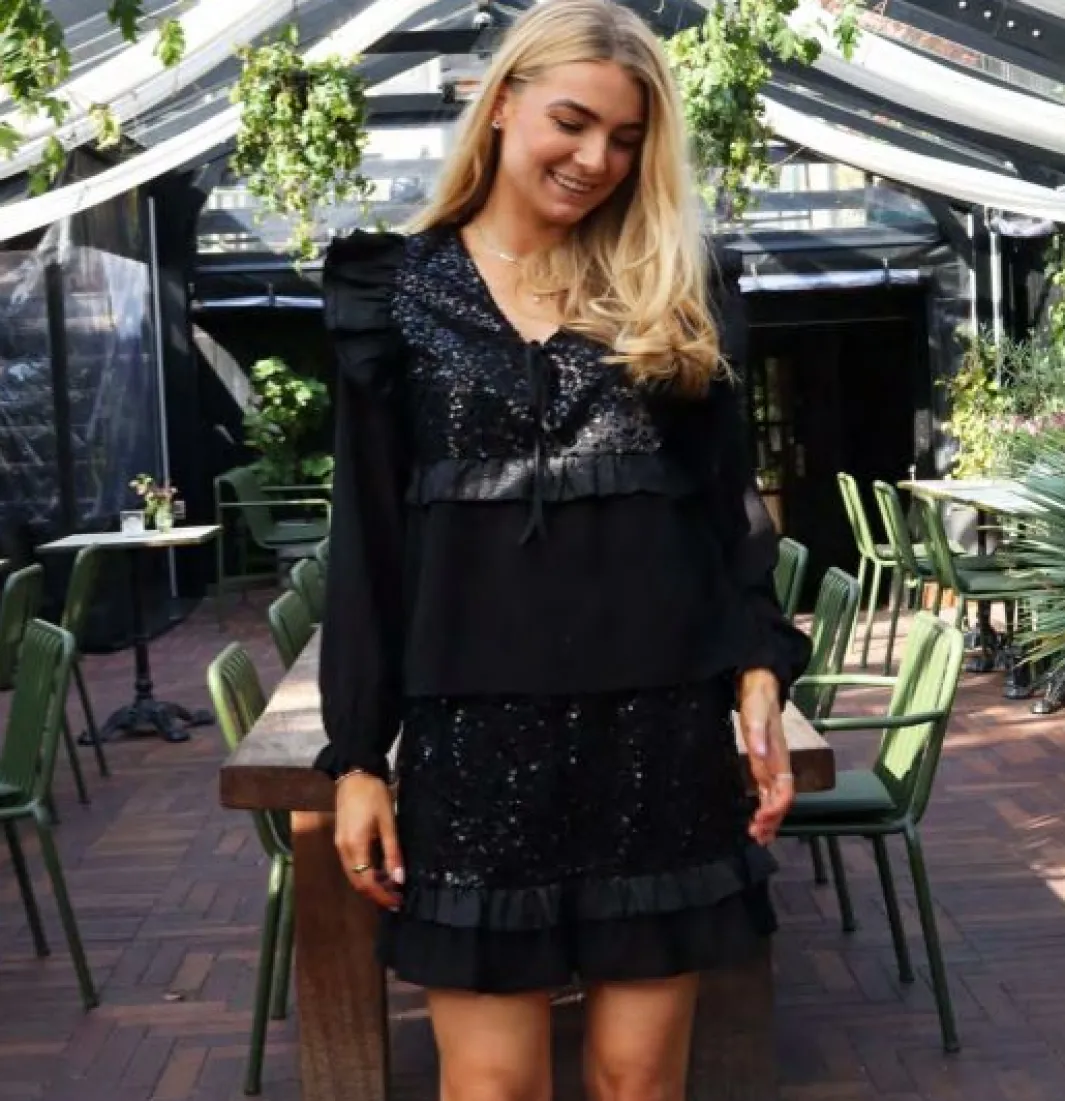 Nor Ls Frill Blouse 22267 Bluser & Skjorter