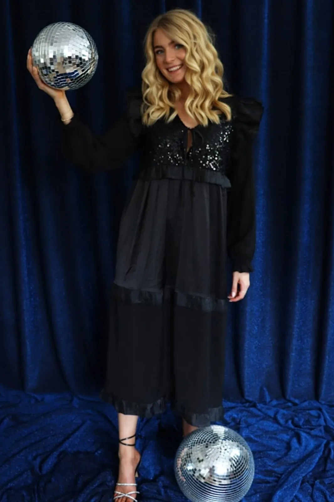 Liberte Kjoler<Nor Ls Frill Dress 22266