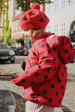 Børn Konges Sløjd Overtøj<Nuka Ladybug Jacket Grs Ks103524