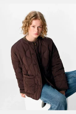 Object Overtøj & Jakker<Objallie Ls Lo Quilted Jacket