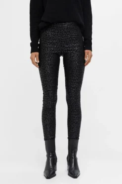 Object Bukser, Jeans & Leggings<Objbelle Coated Leggings