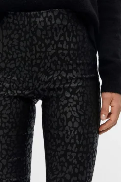 Object Bukser, Jeans & Leggings<Objbelle Coated Leggings