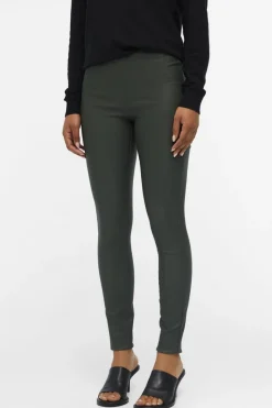 Object Bukser, Jeans & Leggings<Objbelle Coated Leggings
