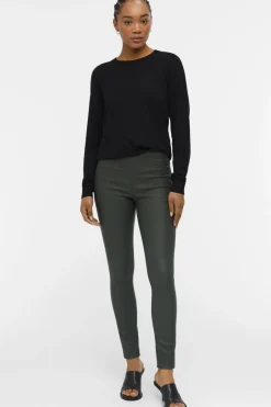 Object Bukser, Jeans & Leggings<Objbelle Coated Leggings