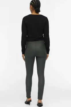 Object Bukser, Jeans & Leggings<Objbelle Coated Leggings