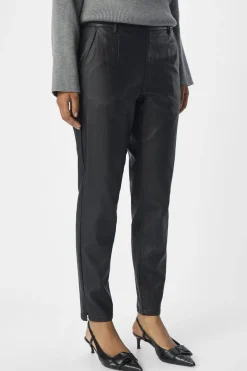 Discount Objbelle Lisa Coated Pant Bukser, Jeans & Leggings